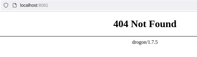 Drogon Not found